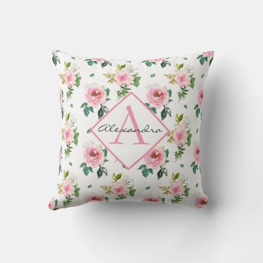 パステルバラ クッション (裏面)