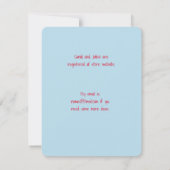 パステルバルーン赤ちゃんシャワー(郵便) 招待状 (裏面)