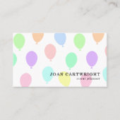 パステルバルーン – イベントプランナー 名刺 (正面)