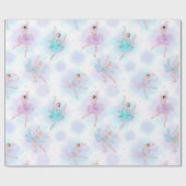 パステルバレエダンサー ラッピングペーパー (フラット)