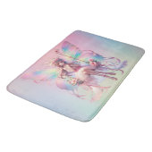 パステルバレリナフェアリープリンセスガールズ バスマット (アングル)