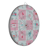 パステルバレンタインデー ダーツボード (正面左)