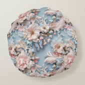 パステルバロックフローラ ラウンドクッション (裏面)