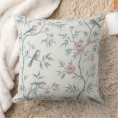 パステルバンブーガーデンバードピロー クッション (ブランケット)