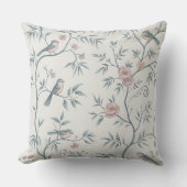 パステルバンブーガーデンバードピロー クッション (正面)