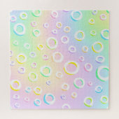 パステルパズルとの挑戦的なリングや輪 ジグソーパズル (横)