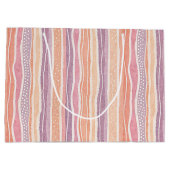 パステルパタストライプのーンラージ抱き枕 ラージペーパーバッグ (裏面)