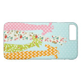 パステルパターン塗り潰し4 Giraffes iPhone 7プラス Case-Mate iPhoneケース (裏面(横))