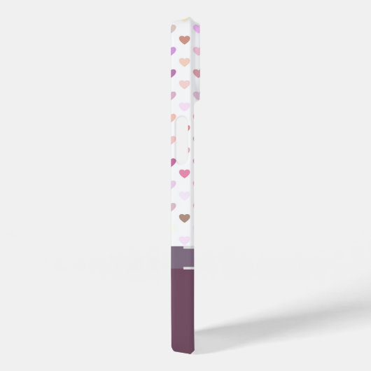 パステルパッションハートパーソナライズされた名 Case-Mate iPhoneケース (裏面 / 右)