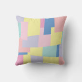 パステルパッチワーク枕 クッション (裏面)