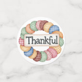 パステルパッチワーク秋秋の感謝 コンフェッティ (スモール正面)