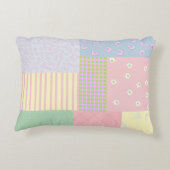 パステルパッチワーク アクセントクッション (裏面)