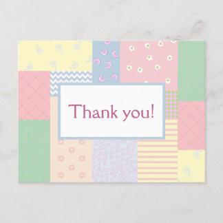 パステルパッチワーク ポストカード