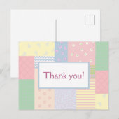 パステルパッチワーク ポストカード (正面/裏面)