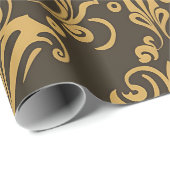 パステルパピルス花柄シームレスレースデザイン ラッピングペーパー (ロールコーナー)