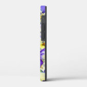 パステルパンジーズウィズバターフライ Case-Mate iPhoneケース (裏面 / 左)