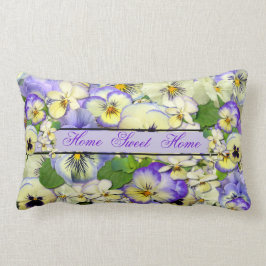 パステルパンジー ランバークッション