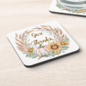 パステルパンプキンカスタムフローラ秋 コースター (左側)