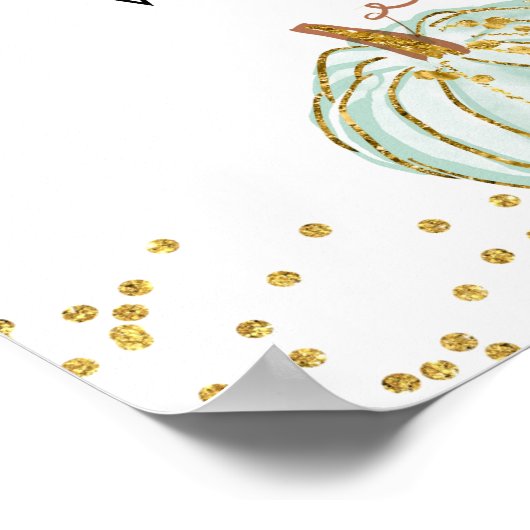 パステルパンプキンジェンダーがウェルカムポスターを明らかにする ポスター (角)