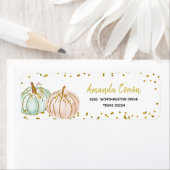 パステルパンプキンジェンダーリビール ラベル (インサイチュ)