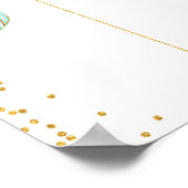 パステルパンプキンジェンダー投票ボードポスターを明らかにする ポスター (角)