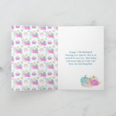 パステルパンプキンスフローラハッピーバースデー カード (内部)