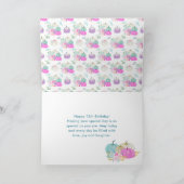 パステルパンプキンスフローラハッピーバースデー カード (内部)