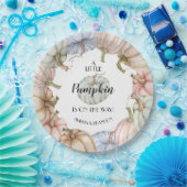 パステルパンプキンス男女兼用ベビーシャワー ペーパープレート (パーティー)