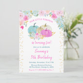 パステルパンプキンス紙吹雪誕生日パーティー 招待状 (スタンド正面)