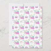 パステルパンプキンス紙吹雪Sweet sixteen 招待状 (裏面)