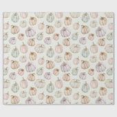 パステルパンプキンズオングリーン ラッピングペーパー (フラット)