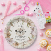 パステルパンプキンズニュートラルベビーシャワー ペーパープレート (パーティー)