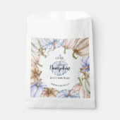 パステルパンプキンズブルーボーイベビーシャワー フェイバーバッグ (正面)