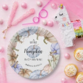 パステルパンプキンズボーイベビーシャワー ペーパープレート (パーティー)