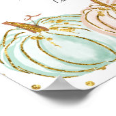 パステルパンプキンミモサバーサイン ポスター (角)