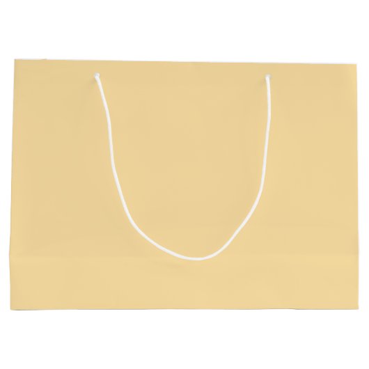 パステルパーソナライズされたイエローイースター抱き枕 ラージペーパーバッグ (裏面)