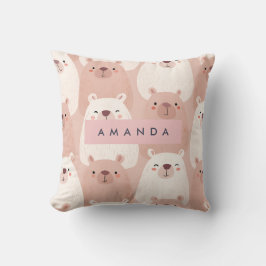 パステルパーソナライズされたカディブルキャピバラ クッション
