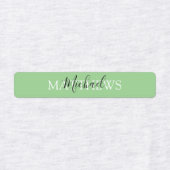 パステルパーソナライズされたカラーキッズ新学期 ラベル (デザイン1)