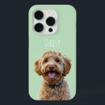 パステルパーソナライズされたグリーンドッグ写真 iPhone 15 PROケース<br><div class="desc">あなたの犬の写真を特集したパステルパーソナライズされたグリーン電話ケースであなたの電話に個人的な魅力のtouchを追加お気に入りの!この可愛いカスタムデザインは、常に彼らの毛皮の友人を近づけたい保愛犬家に最適である。材料で作高品質られた、この電話ケースはあなたのデバイスのためのスタイルと保護の両方を提供する。愛するペットの写真をアップロードするだけで、可愛らしい顔をパステルな緑の背景に映し出すユニーク電話ケースを作り上げる。自分の贈り物として、または自分の人生で犬の愛好家のための理想的！</div>