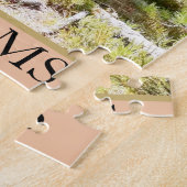 パステルパーソナライズされたトーンの大きな家族の写真 ジグソーパズル (側面)