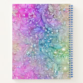 パステルパーソナライズされたパーフェクト ノートブック (裏面)