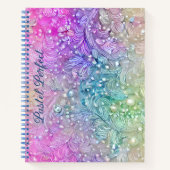 パステルパーソナライズされたパーフェクト ノートブック (正面)