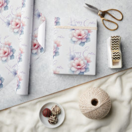 パステルパーソナライズされたフラワーラッピング紙 ラッピングペーパー