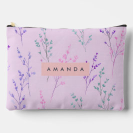 パステルパーソナライズされたフローラエレガント、 アクセサリーポーチ