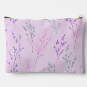 パステルパーソナライズされたフローラエレガント、 アクセサリーポーチ (裏面)