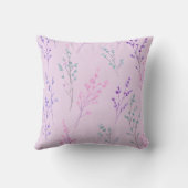 パステルパーソナライズされたフローラエレガント、 クッション (裏面)