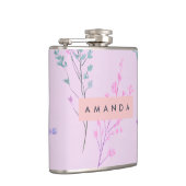 パステルパーソナライズされたフローラエレガント、 フラスク (右)