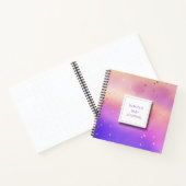 パステルパーソナライズされたベビージャーナル ノートブック (内部)