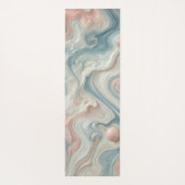 パステルパーソナライズされたマーブルヨガマット ヨガマット (裏面)