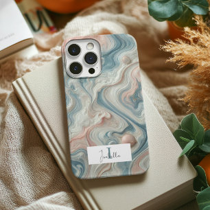 パステルパーソナライズされたマーブルiPhoneケース iPhone 16ケース